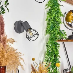 Applique Murale Baripada Anthracite, Chrome, 1 Lumiere