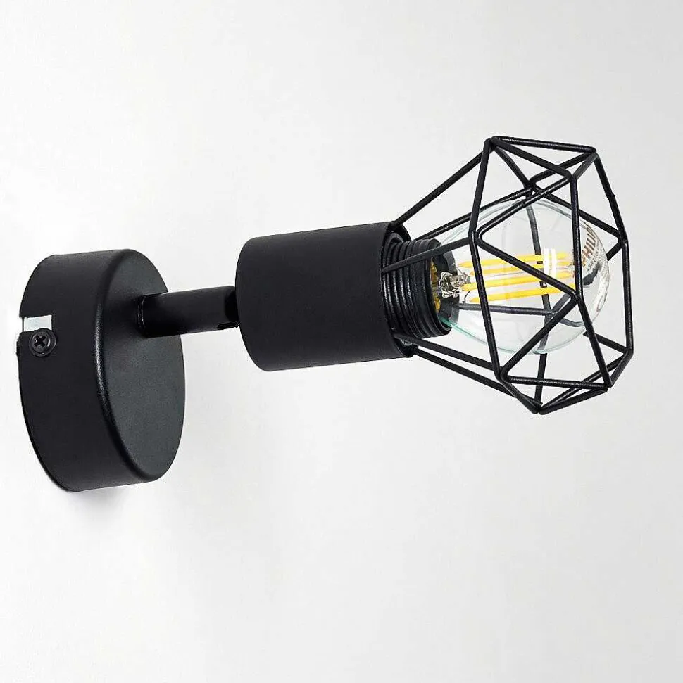 Applique Murale Baripada Noir, 1 Lumiere