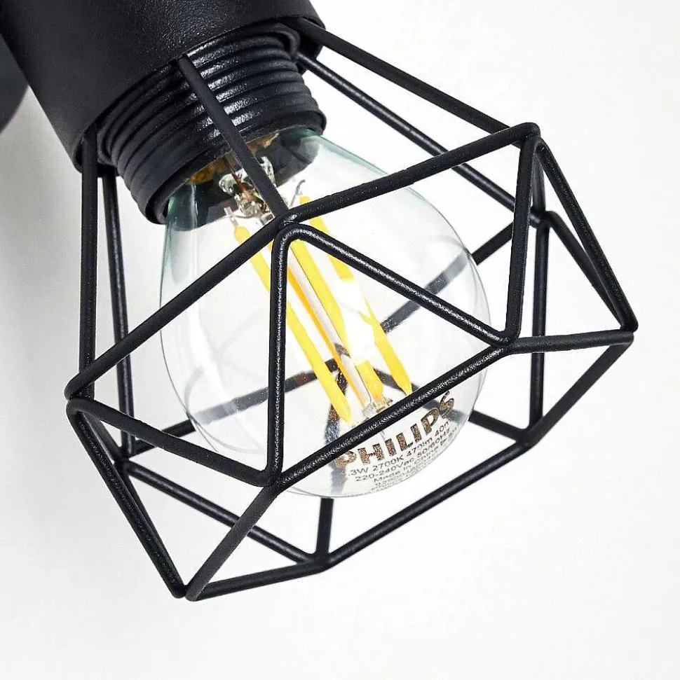 Applique Murale Baripada Noir, 1 Lumiere