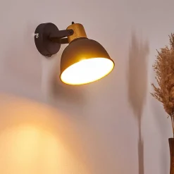 Applique Murale Blackburn Noir, 1 Lumiere