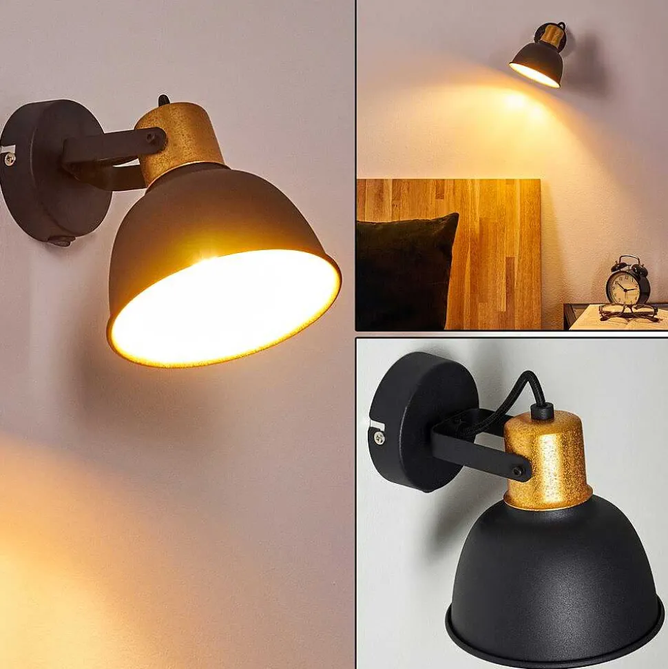 Applique Murale Blackburn Noir, 1 Lumiere