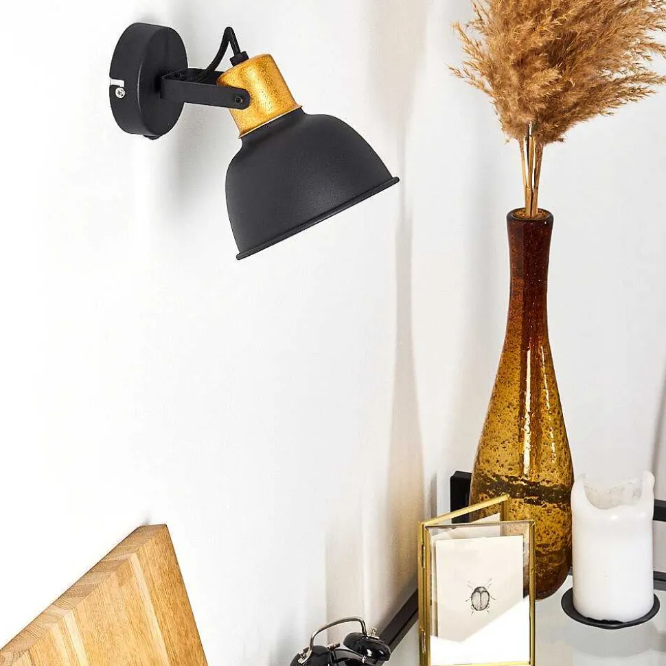 Applique Murale Blackburn Noir, 1 Lumiere