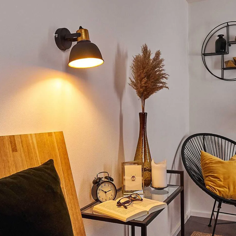 Applique Murale Blackburn Noir, 1 Lumiere