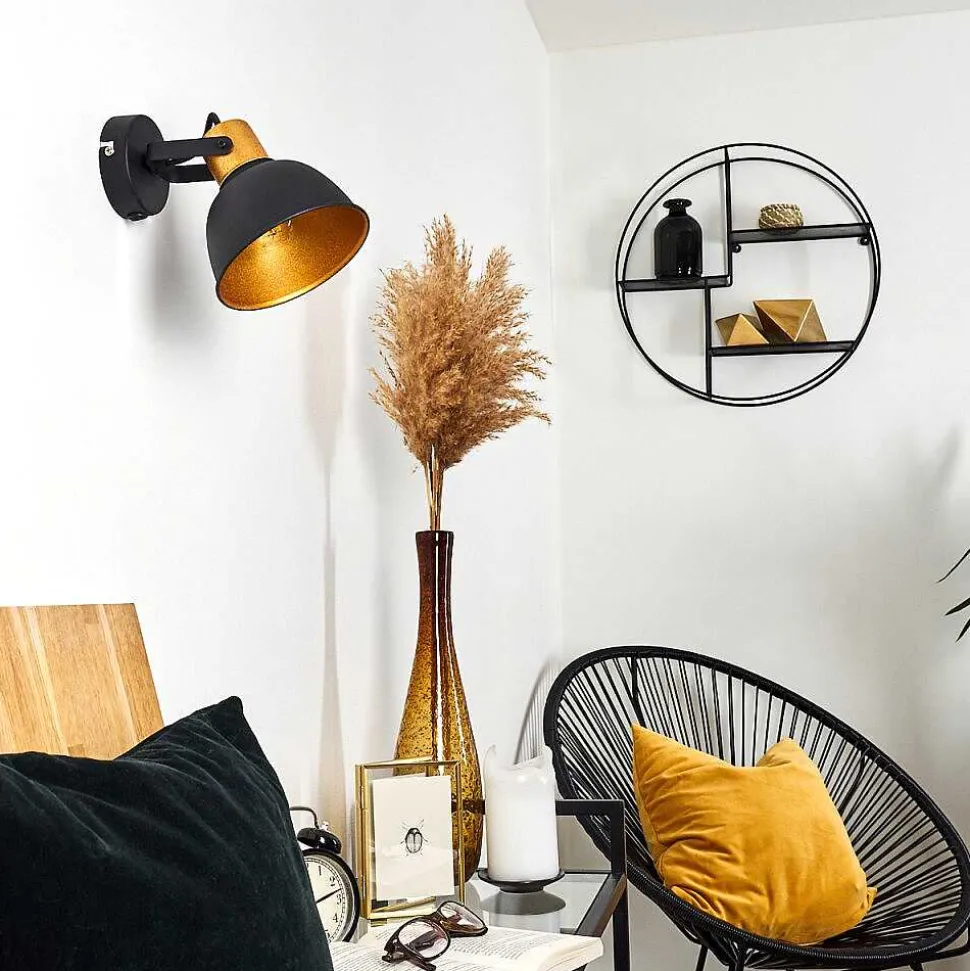 Applique Murale Blackburn Noir, 1 Lumiere