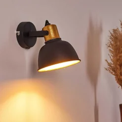 Applique Murale Blackburn Noir, 1 Lumiere