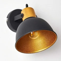 Applique Murale Blackburn Noir, 1 Lumiere