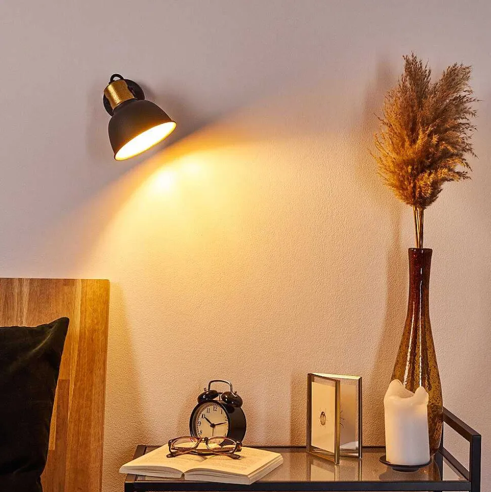 Applique Murale Blackburn Noir, 1 Lumiere