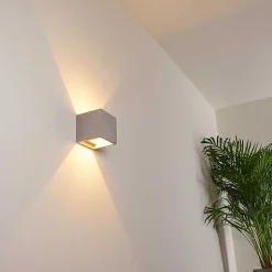 Applique Murale Braslo Gris, 1 Lumiere