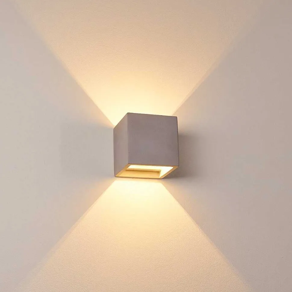 Applique Murale Braslo Gris, 1 Lumiere