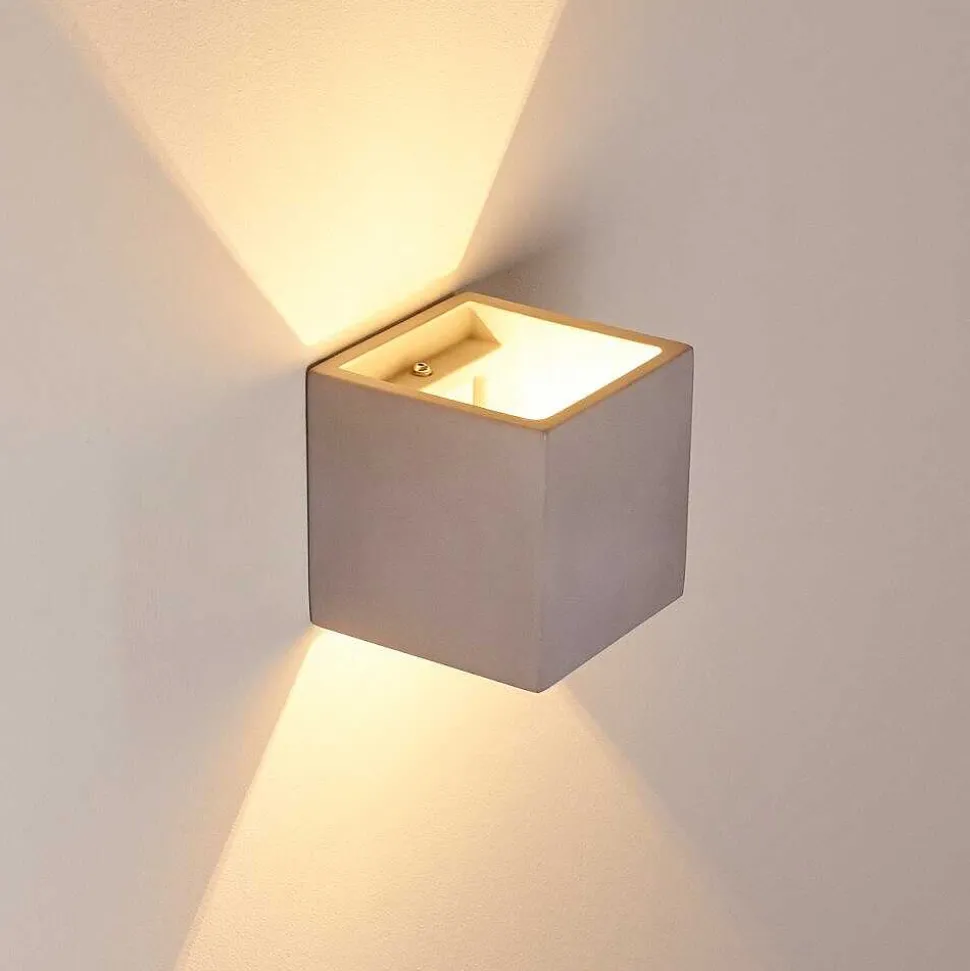 Applique Murale Braslo Gris, 1 Lumiere