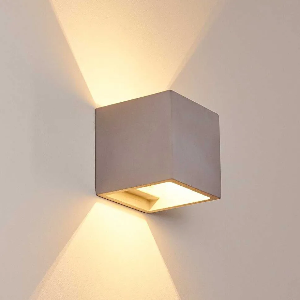 Applique Murale Braslo Gris, 1 Lumiere