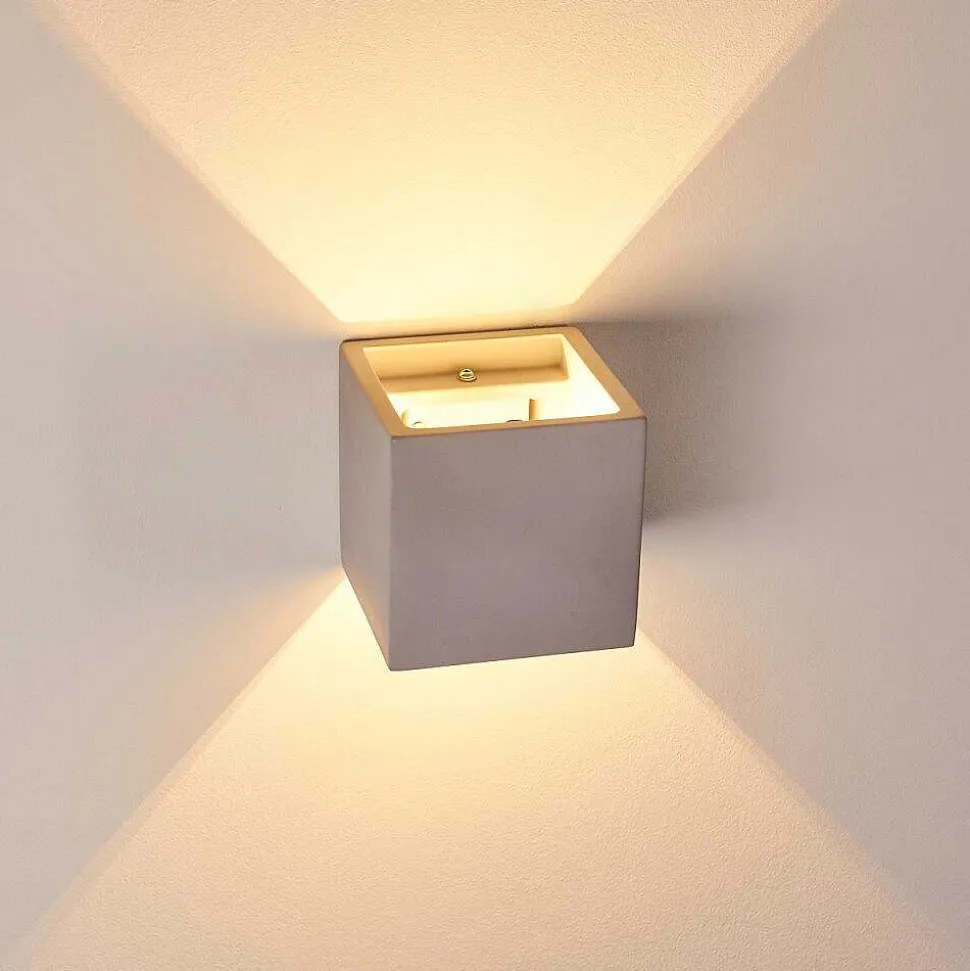 Applique Murale Braslo Gris, 1 Lumiere