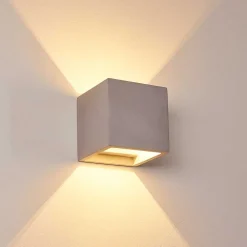 Applique Murale Braslo Gris, 1 Lumiere