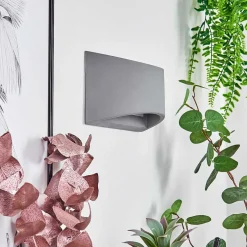 Applique Murale Braslo Gris, 1 Lumiere