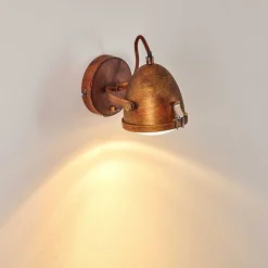 Applique Murale Butikon Rouille, 1 Lumiere
