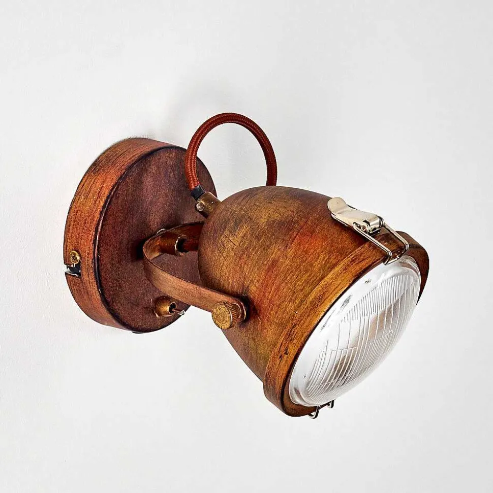 Applique Murale Butikon Rouille, 1 Lumiere