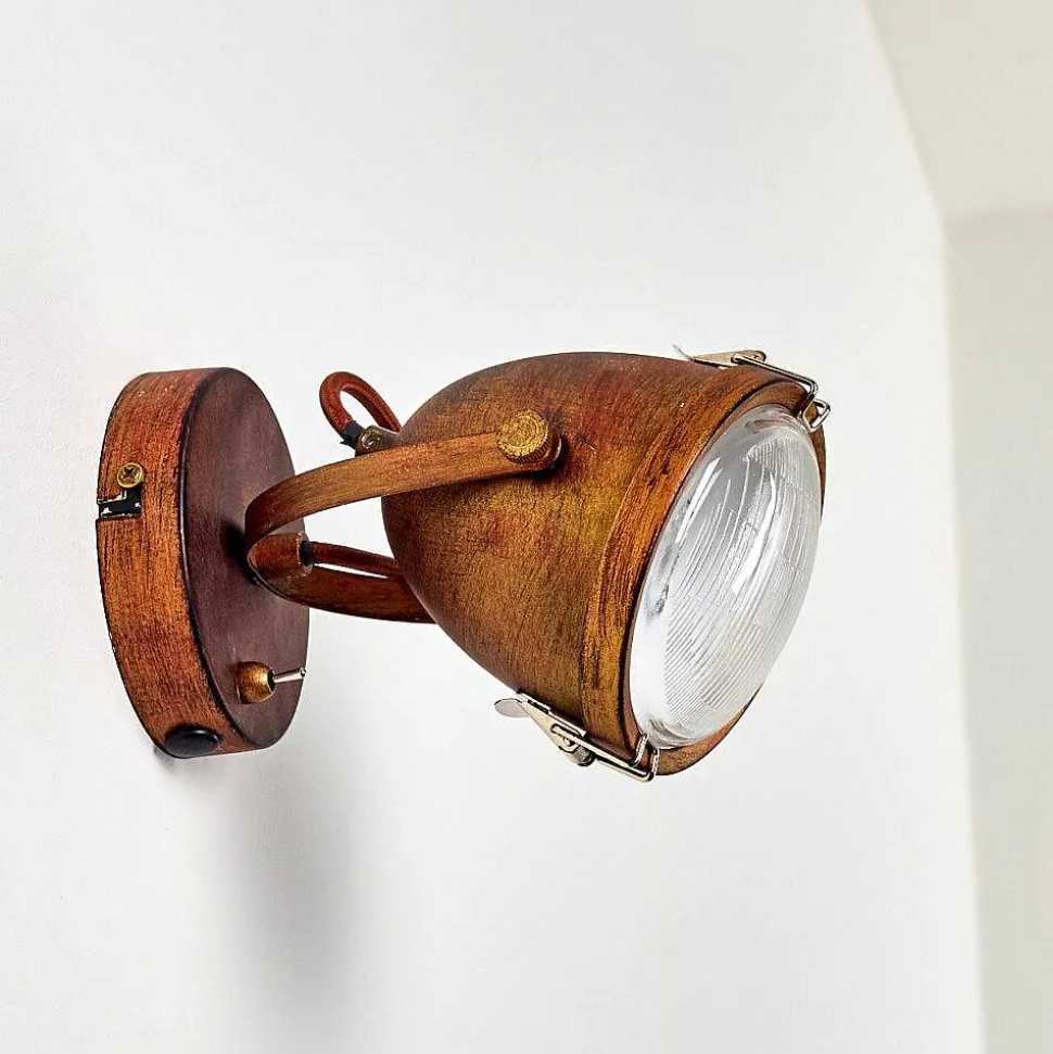 Applique Murale Butikon Rouille, 1 Lumiere