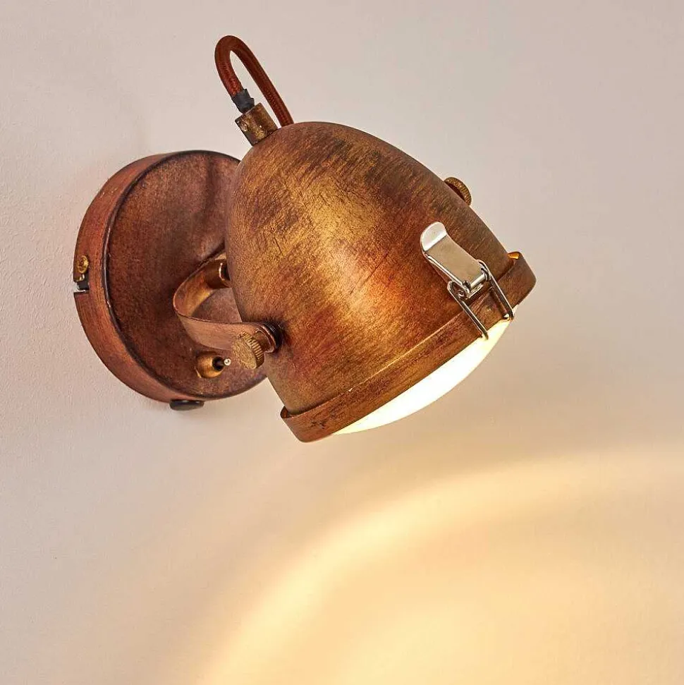 Applique Murale Butikon Rouille, 1 Lumiere