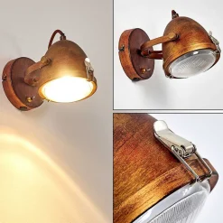 Applique Murale Butikon Rouille, 1 Lumiere