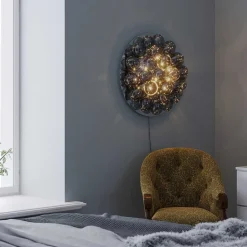 Applique Murale By Rydens Gross Chrome, 8 Lumieres