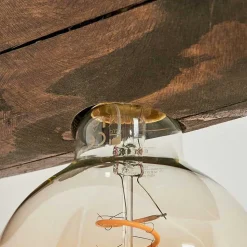 Applique Murale Canedo Bois Fonce, 1 Lumiere