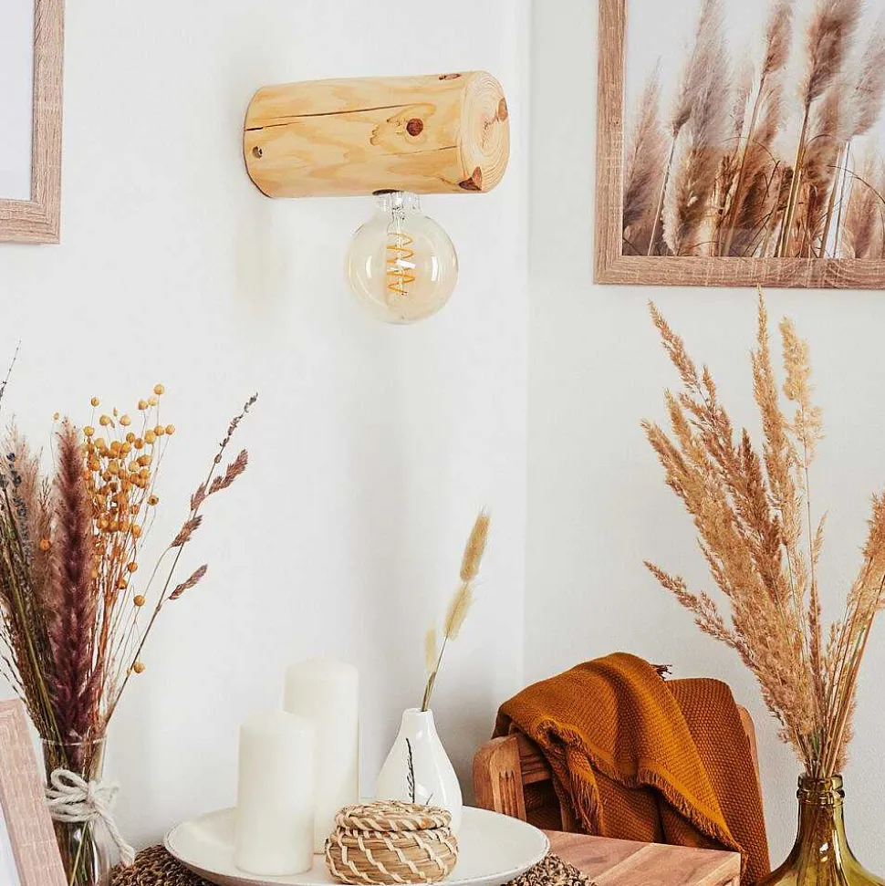 Applique Murale Canedo Brun, 1 Lumiere