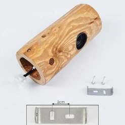 Applique Murale Canedo Brun, 1 Lumiere