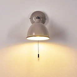 Applique Murale Catharine Gris, 1 Lumiere