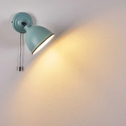 Applique Murale Catharine Bleu, Noir, 1 Lumiere