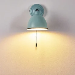 Applique Murale Catharine Bleu, Noir, 1 Lumiere