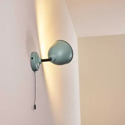 Applique Murale Catharine Bleu, Noir, 1 Lumiere