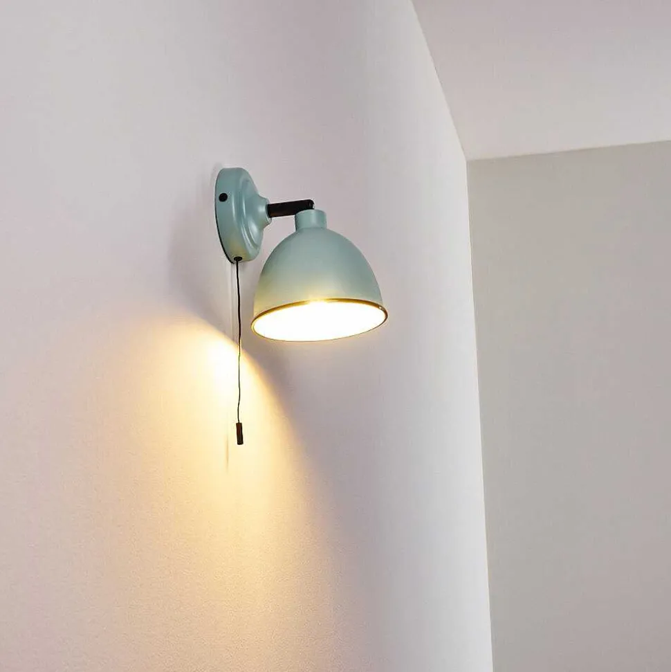 Applique Murale Catharine Bleu, Noir, 1 Lumiere