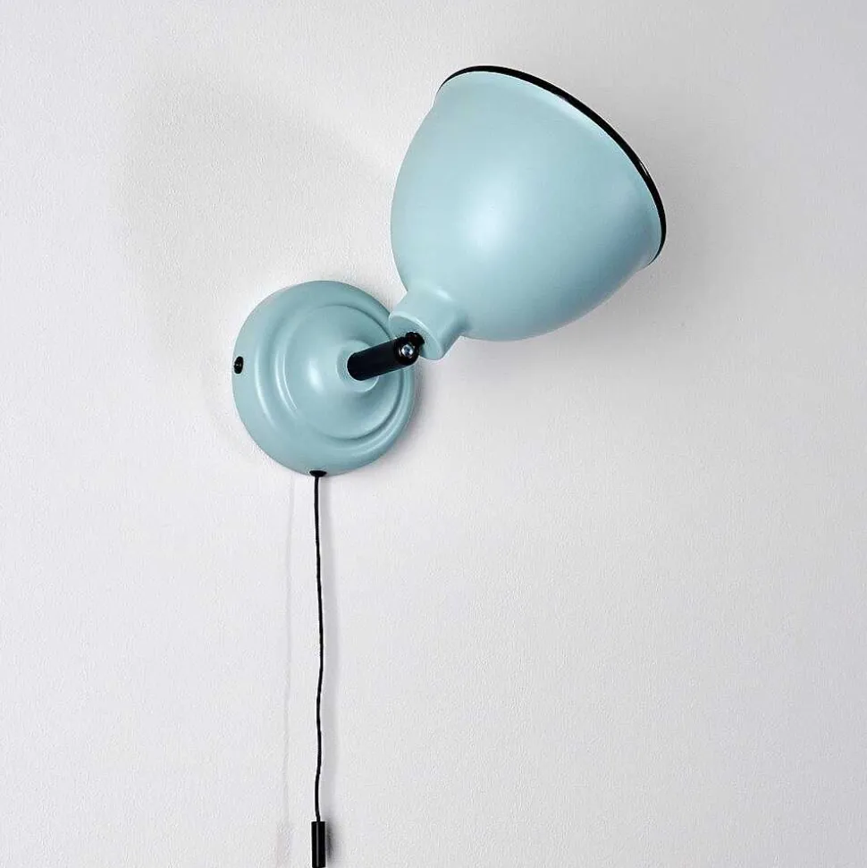 Applique Murale Catharine Bleu, Noir, 1 Lumiere