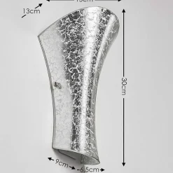 Applique Murale Chieti Blanc, 1 Lumiere