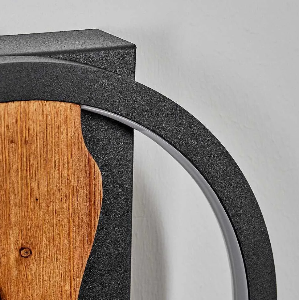 Applique Murale Cornol Led Ecru, Noir, 1 Lumiere