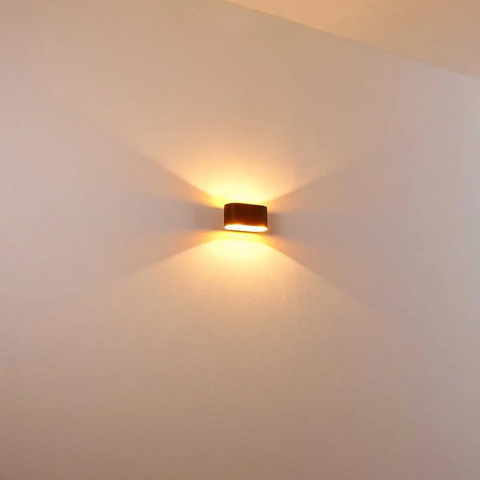 Applique Murale Dapp Noir Dore, 1 Lumiere