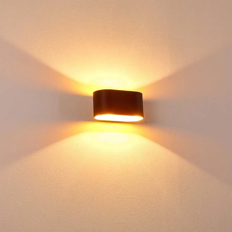 Applique Murale Dapp Noir Dore, 1 Lumiere