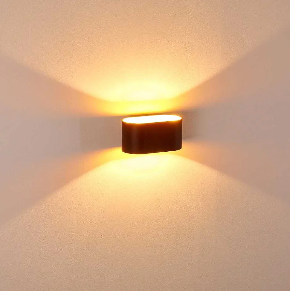 Applique Murale Dapp Noir Dore, 1 Lumiere