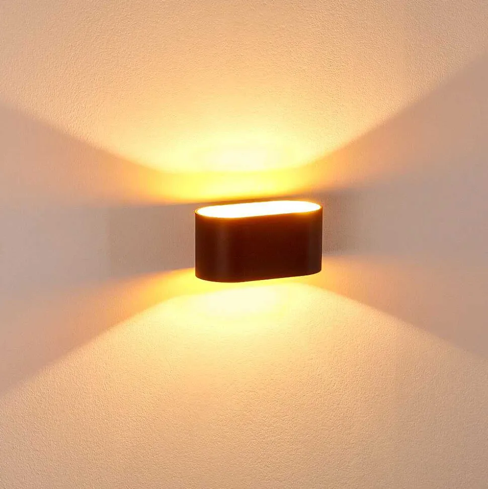 Applique Murale Dapp Noir Dore, 1 Lumiere