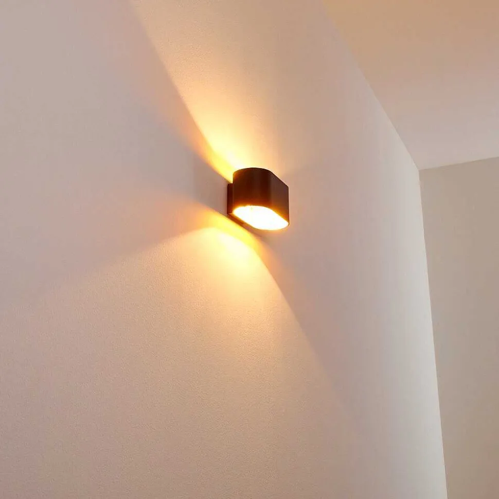 Applique Murale Dapp Noir Dore, 1 Lumiere