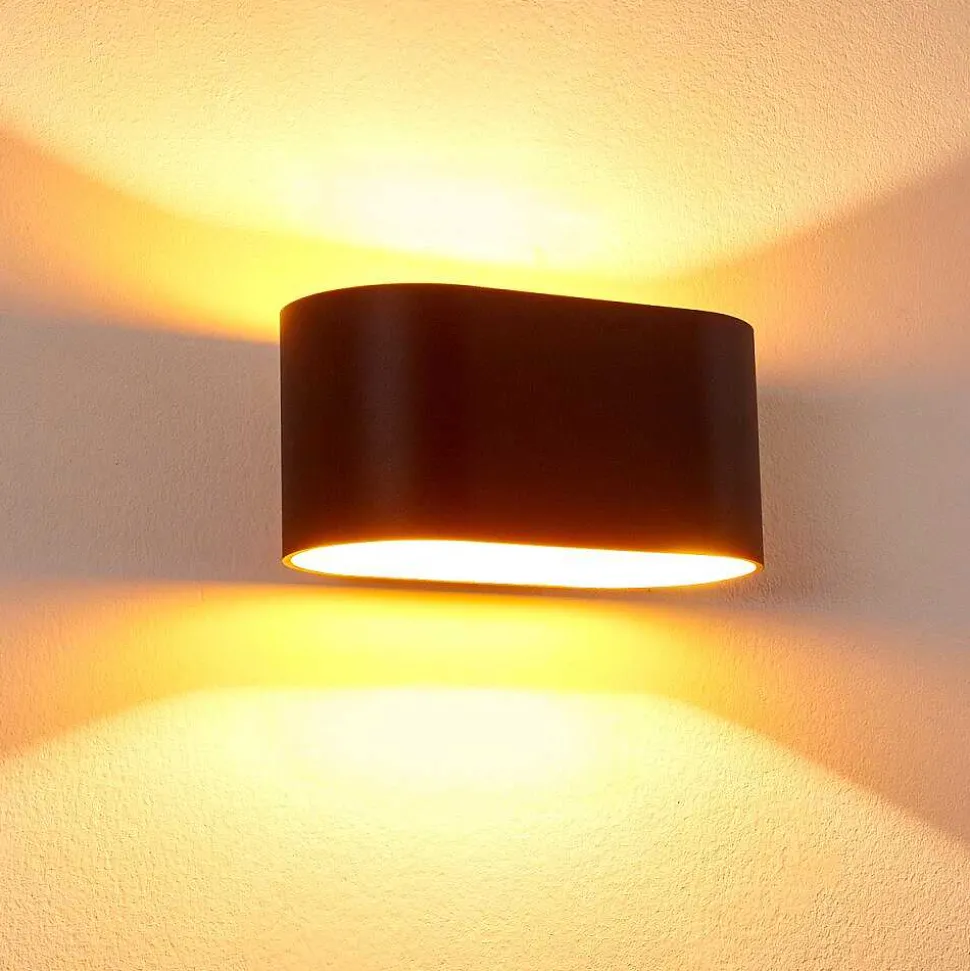 Applique Murale Dapp Noir Dore, 1 Lumiere