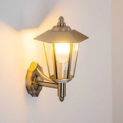 Applique Murale D'Exterieur Moskau Acier Inoxydable, 1 Lumiere