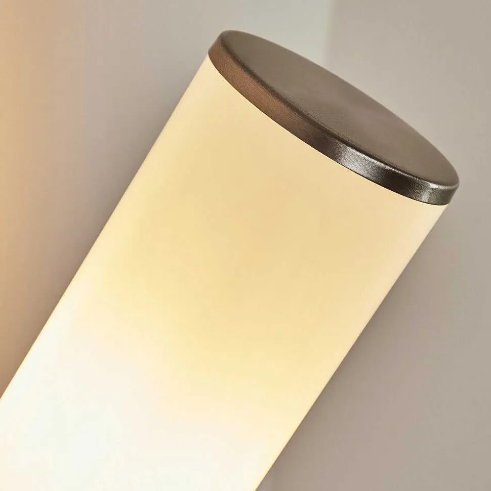 Applique Murale D'Exterieur Caserta Nickel Mat, 1 Lumiere, Detecteur De Mouvement