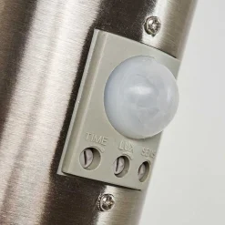 Applique Murale D'Exterieur Norburg Acier Inoxydable, 1 Lumiere, Detecteur De Mouvement