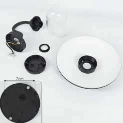 Applique Murale D'Exterieur Cadeade Anthracite, 1 Lumiere