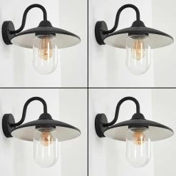 Applique Murale D'Exterieur Cadeade Anthracite, 1 Lumiere