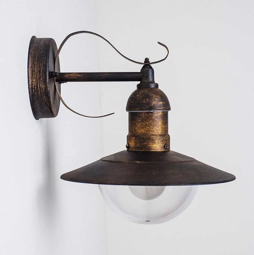 Applique Murale D\\'Exterieur Broni Rouille, 1 Lumiere