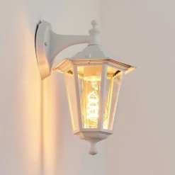 Applique Murale D'Exterieur Valtimo Blanc, 1 Lumiere