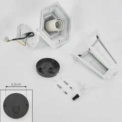 Applique Murale D'Exterieur Valtimo Blanc, 1 Lumiere