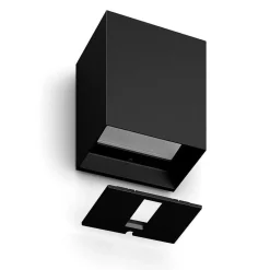 Applique Murale D'Exterieur Philips Hue Resonate Led Noir, 1 Lumiere, Changeur De Couleurs